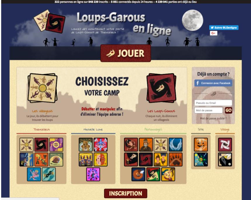 Loups-Garous en ligne